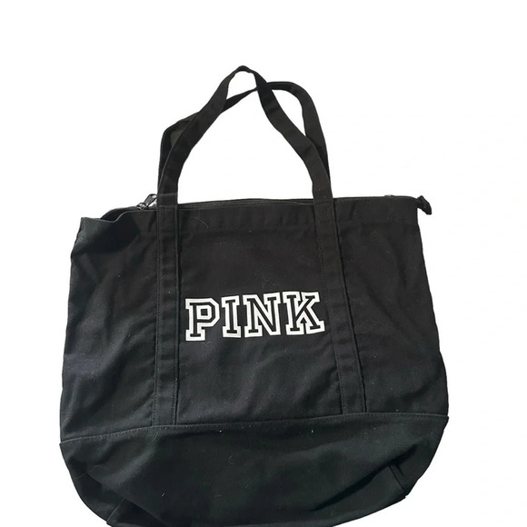 Victoria's Secret PINK black Tote Bag - Picture 1 of 4
